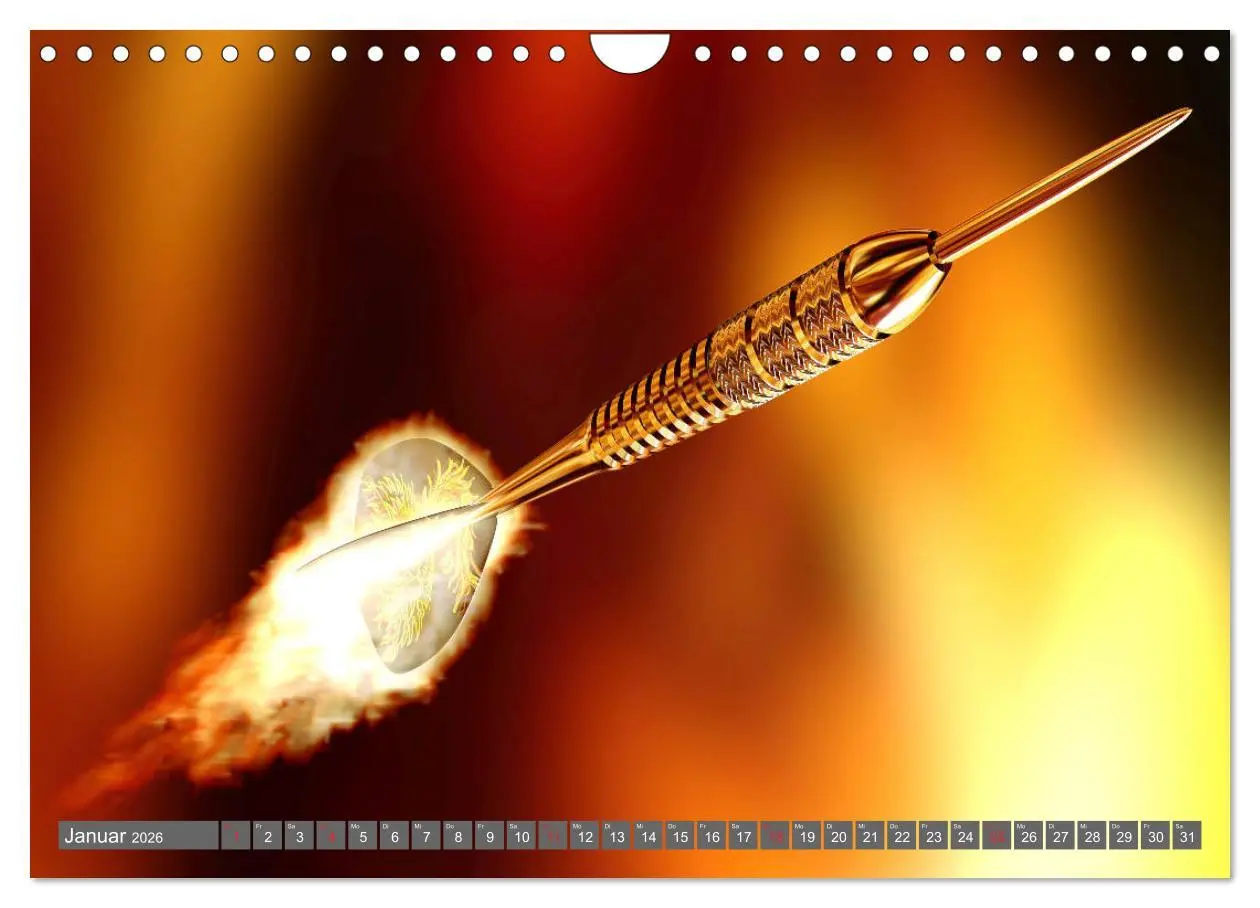 Bild: 9783457934692 | Darts. Konzentration - Sport - Spannung (Wandkalender 2026 DIN A4...