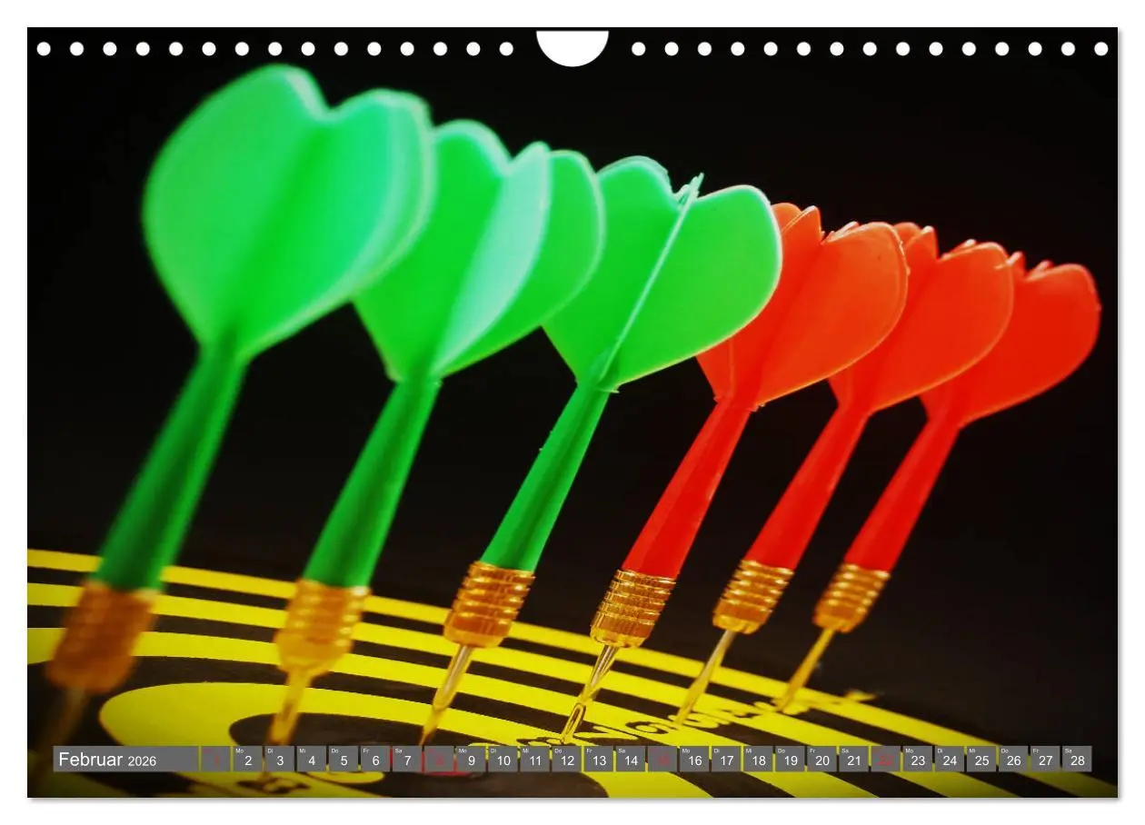 Bild: 9783457934692 | Darts. Konzentration - Sport - Spannung (Wandkalender 2026 DIN A4...