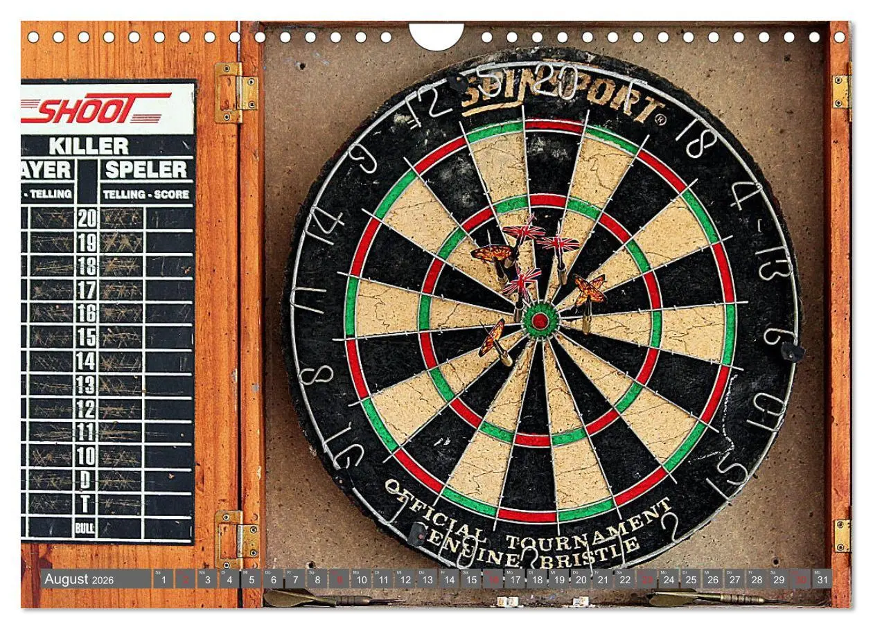 Bild: 9783457934692 | Darts. Konzentration - Sport - Spannung (Wandkalender 2026 DIN A4...