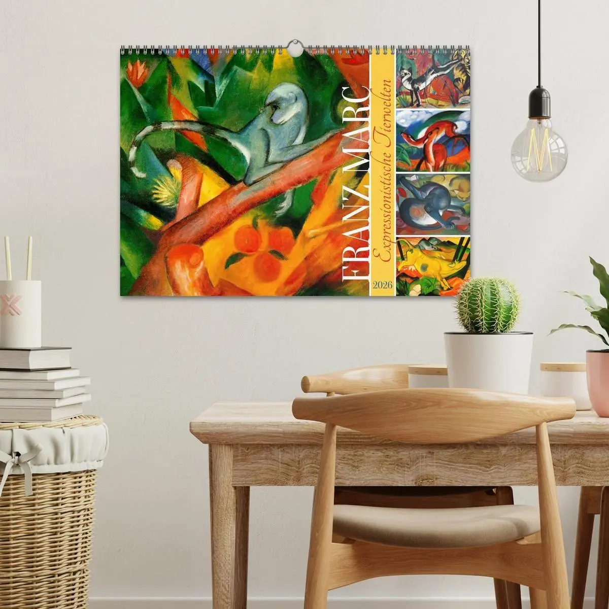 Bild: 9783516714692 | Expressionistische Tierwelten (Wandkalender 2026 DIN A3 quer),...