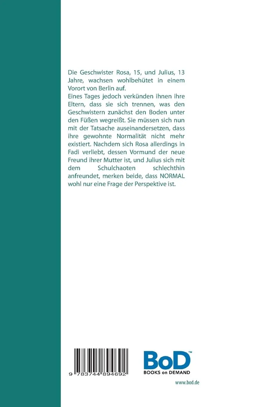 Rückseite: 9783744894692 | WTF ist schon normal? | Nora Gregory | Taschenbuch | 168 S. | Deutsch