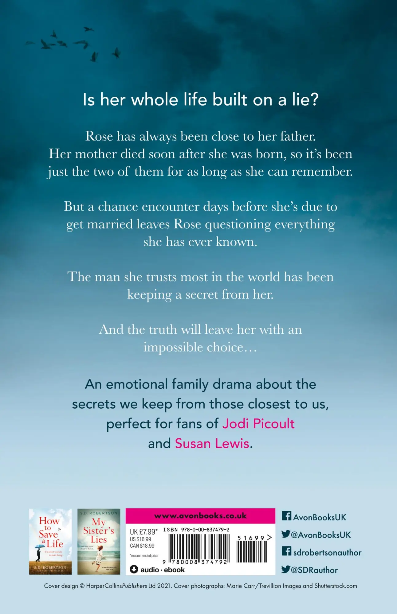 Rückseite: 9780008374792 | The Daughter's Choice | S. D. Robertson | Taschenbuch | Englisch