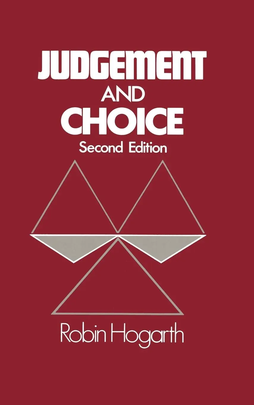 Cover: 9780471914792 | Judgment and Choice | Robin M. Hogarth (u. a.) | Buch | Gebunden