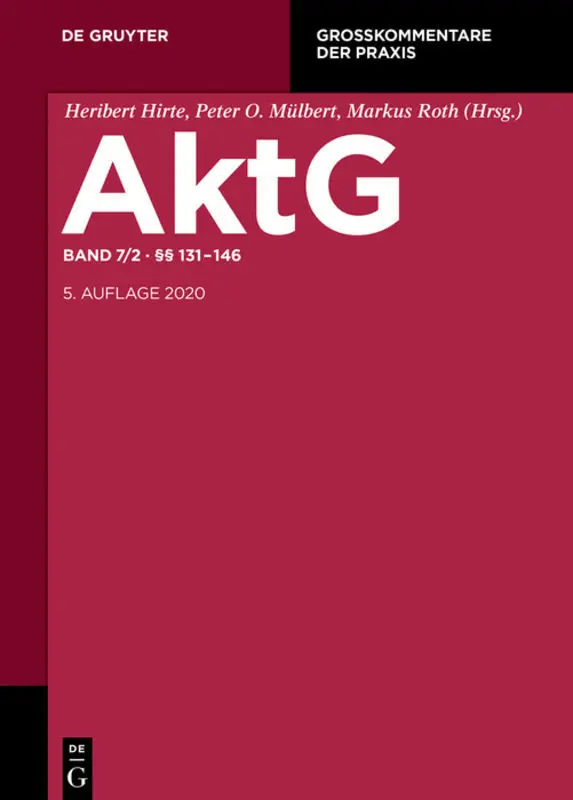 Cover: 9783110494792 | §§ 131-146 | Tilman Bezzenberger (u. a.) | Buch | XXIV | Deutsch