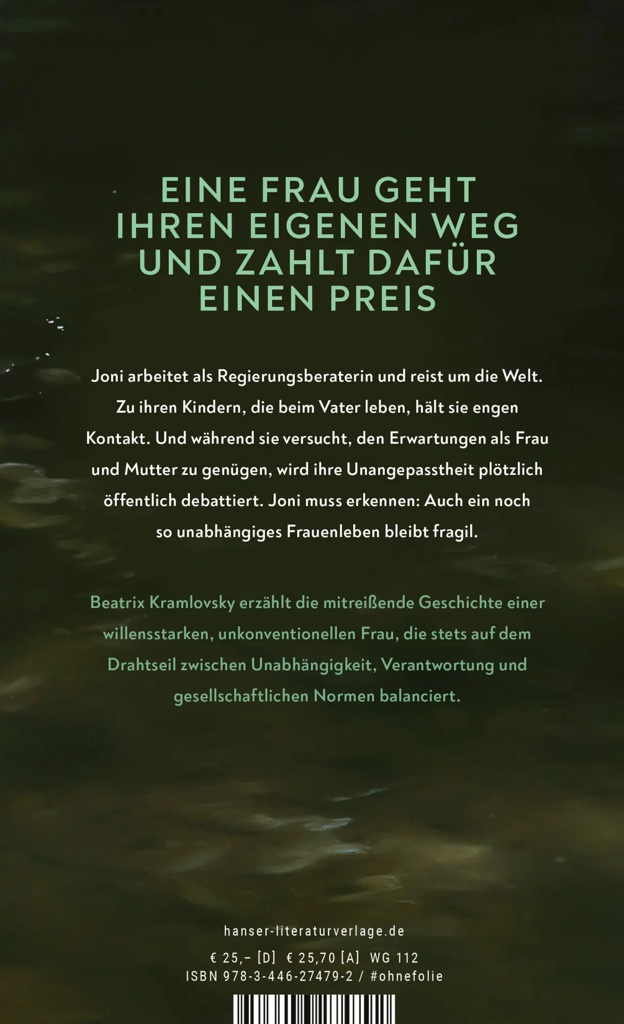 Bild: 9783446274792 | Frau in den Wellen | Roman | Beatrix Kramlovsky | Buch | 320 S. | 2022