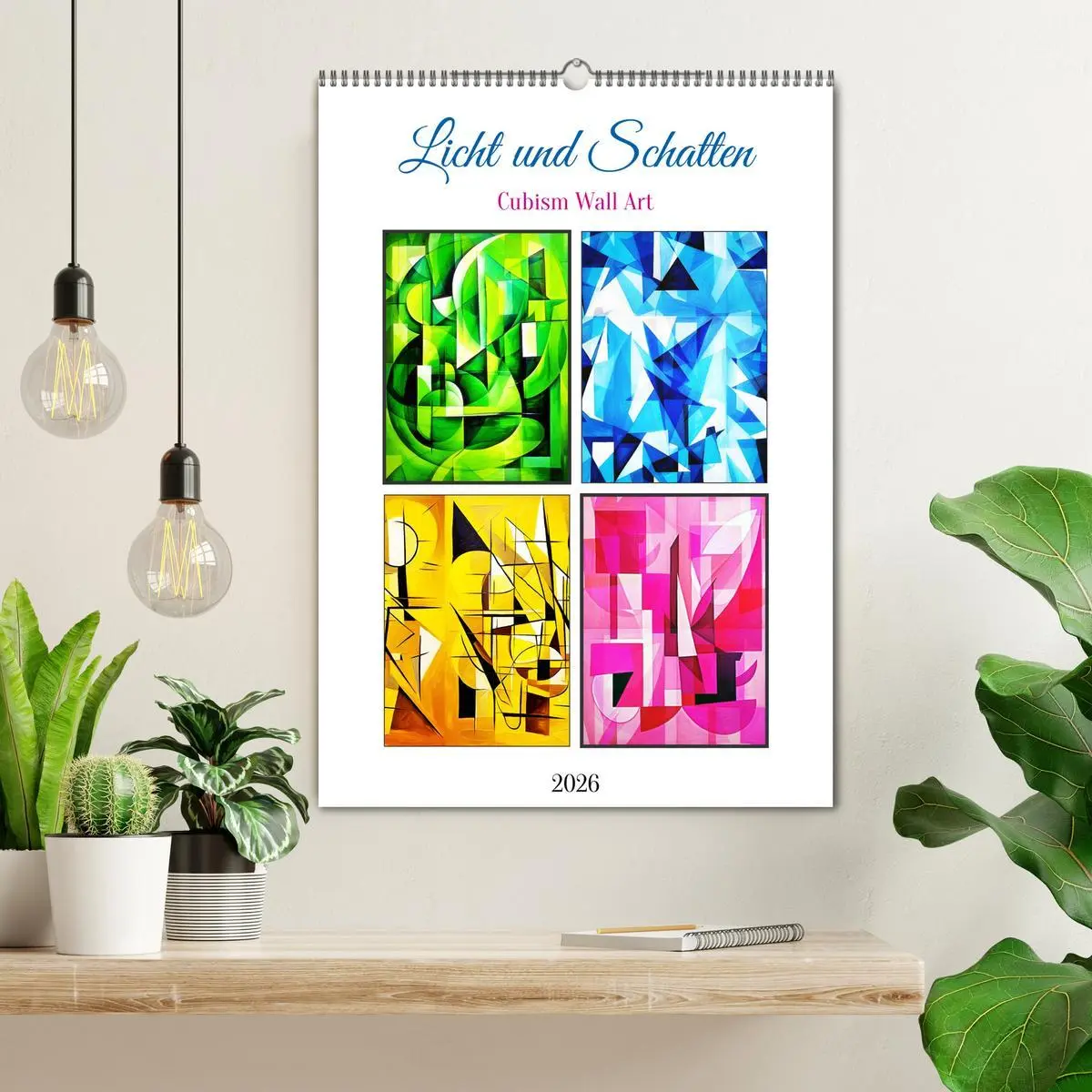 Bild: 9783516254792 | Licht und Schatten . Cubism Wall Art (Wandkalender 2026 DIN A2...