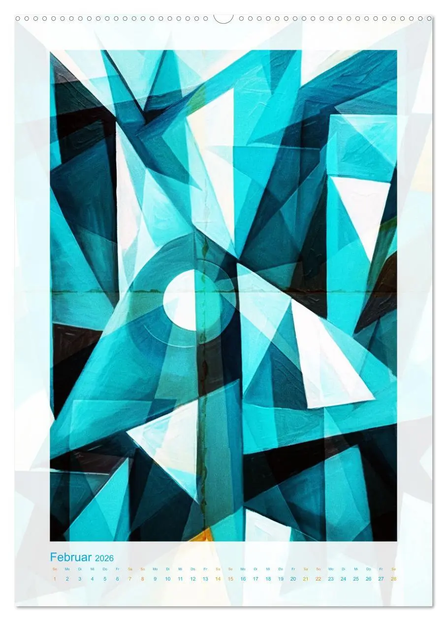 Bild: 9783516254792 | Licht und Schatten . Cubism Wall Art (Wandkalender 2026 DIN A2...
