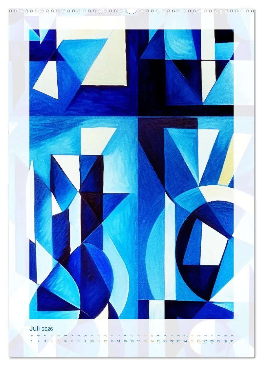 Bild: 9783516254792 | Licht und Schatten . Cubism Wall Art (Wandkalender 2026 DIN A2...