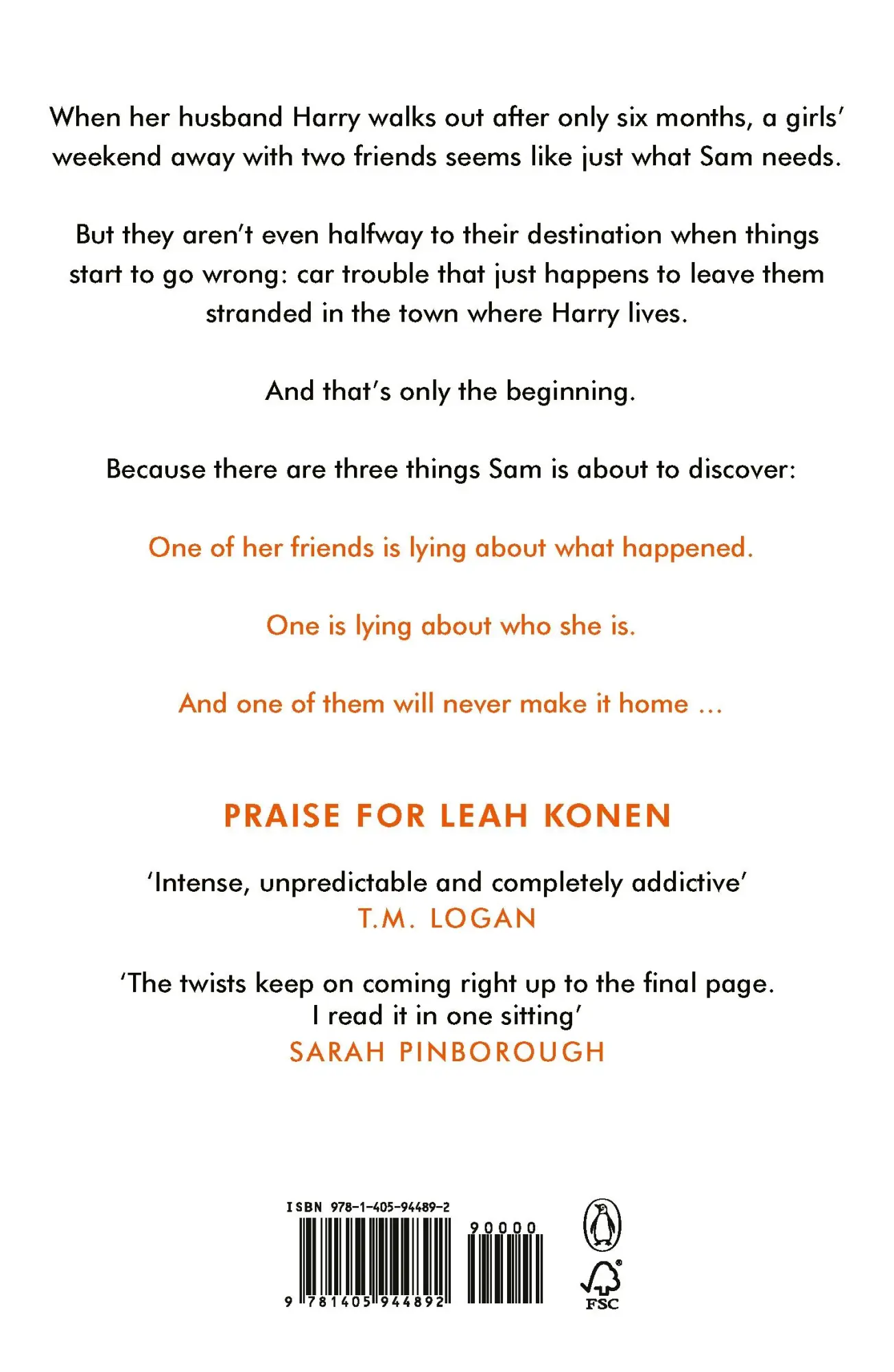 Rückseite: 9781405944892 | The Perfect Escape | Leah Konen | Taschenbuch | 384 S. | Englisch