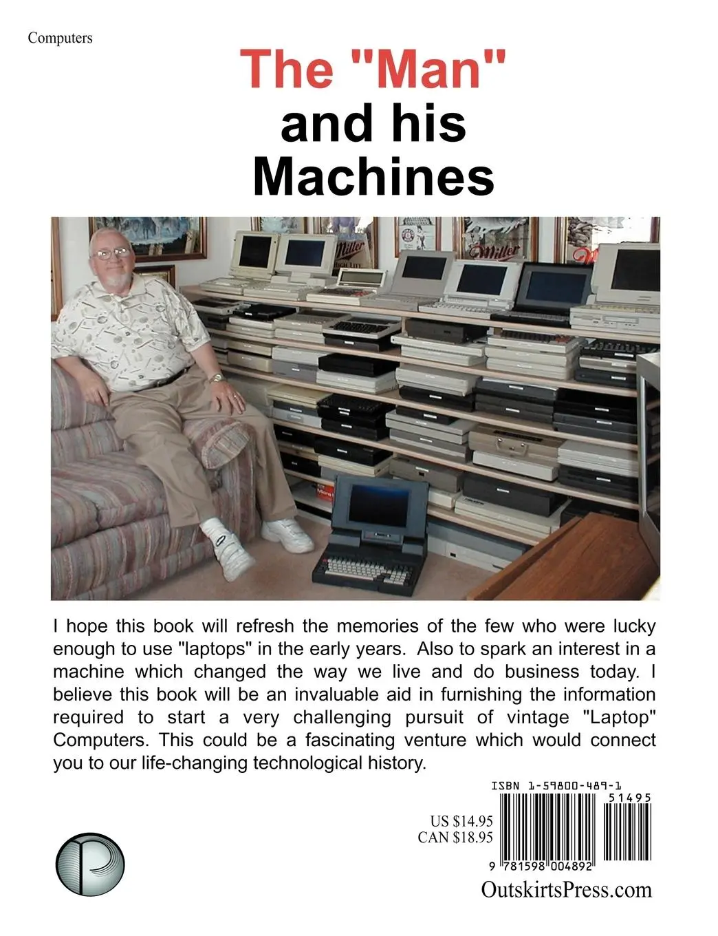 Rückseite: 9781598004892 | Vintage Laptop Computers | First Decade: 1980-89 | James E. Wilson
