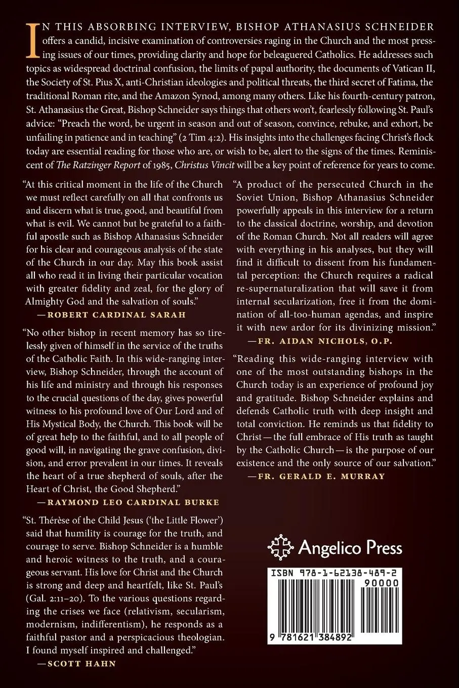 Rückseite: 9781621384892 | Christus Vincit | Christ's Triumph Over the Darkness of the Age | Buch