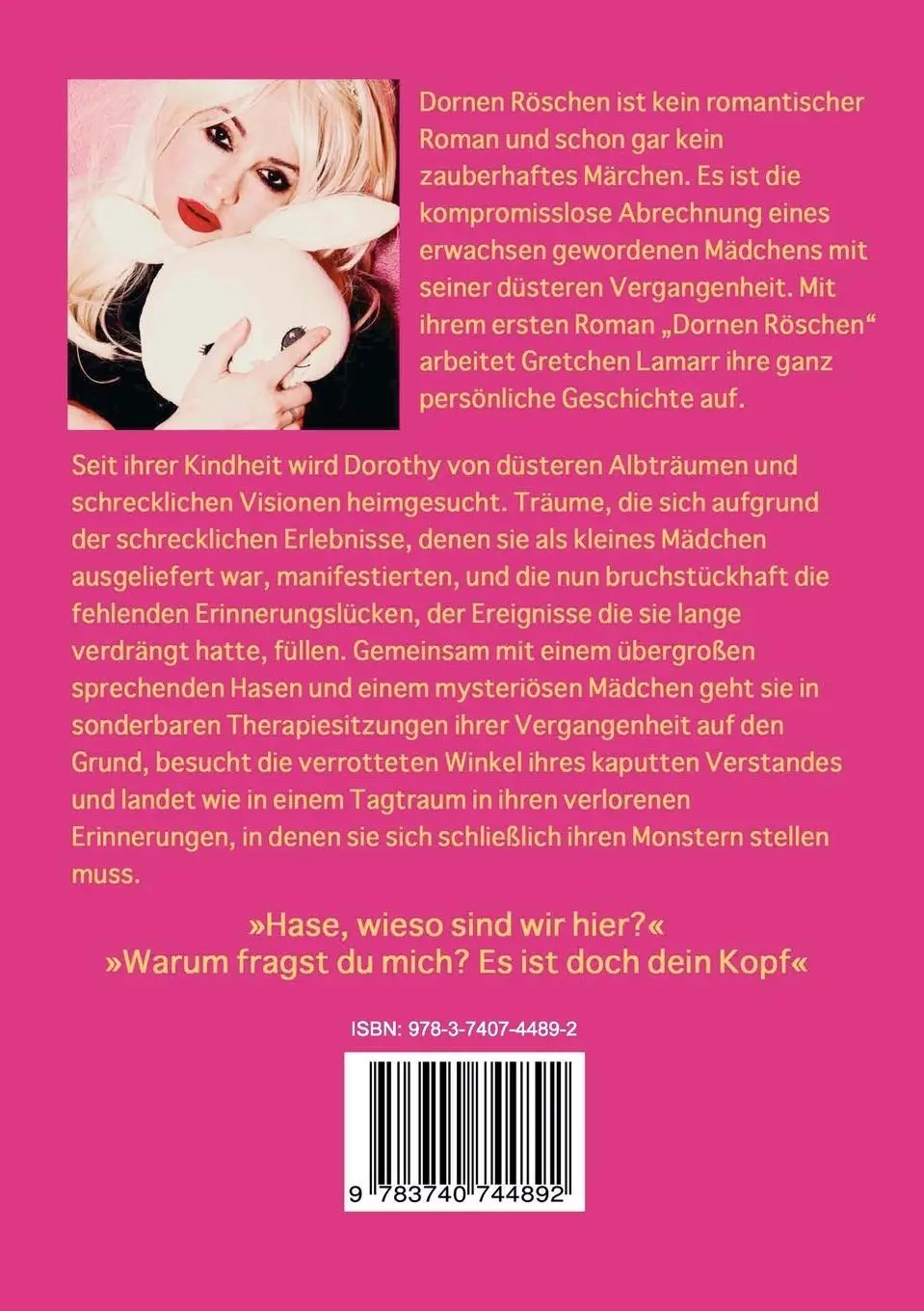 Rückseite: 9783740744892 | Dornen Röschen | Gretchen Lamarr | Taschenbuch | 284 S. | Deutsch