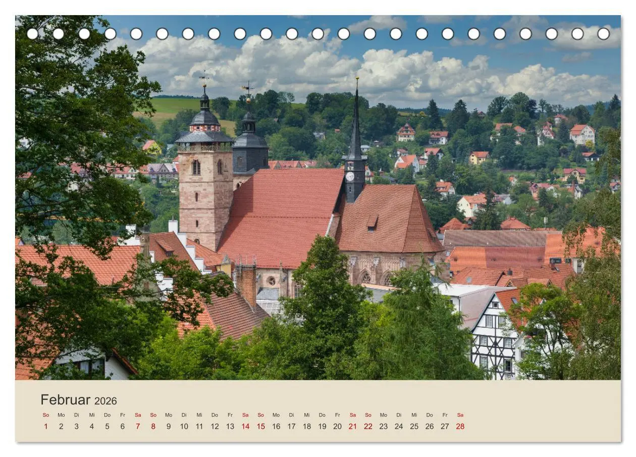 Bild: 9783457384992 | Sommer in Schmalkalden (Tischkalender 2026 DIN A5 quer), CALVENDO...