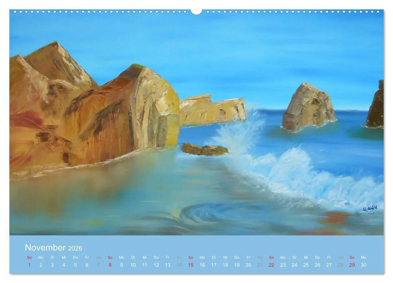 Bild: 9783516164992 | Kunstkalender 2026 - Augenblicke der Malerei (Wandkalender 2026 DIN...