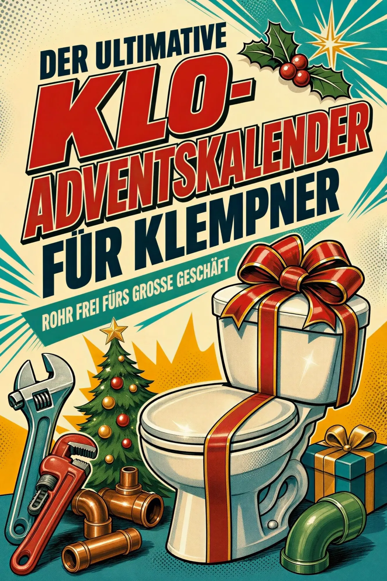 Cover: 9783696114992 | Der ultimative Klo-Adventskalender für Klempner | Eva Krüger | Buch