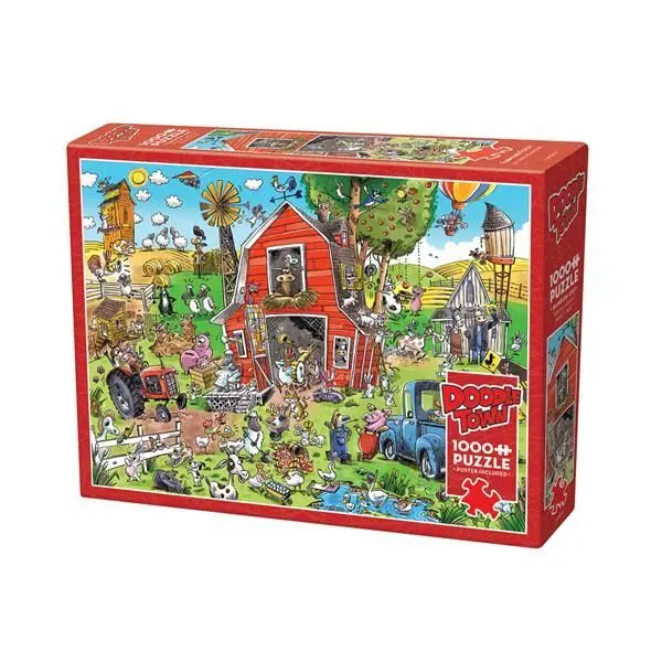 Cover: 625012445092 | Cobble Hill Verrückter Bauernhof 1000 Teile | Spiel | In Spielebox