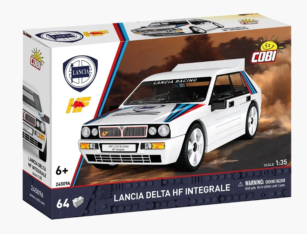 Cover: 5902251245092 | COBI 24509 - Lancia Delta HF Integrale, Maßstab 1:35, Bausatz, 63...