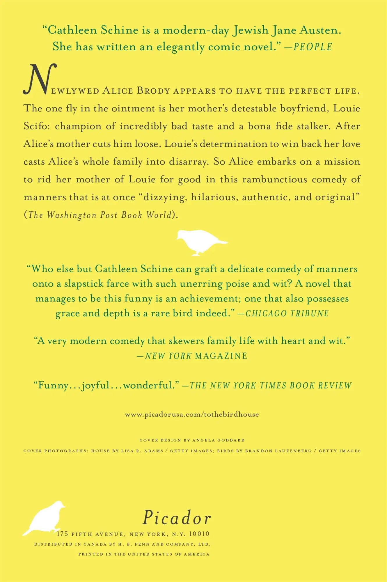 Rückseite: 9780312555092 | To the Birdhouse | Cathleen Schine | Taschenbuch | Englisch | 2011