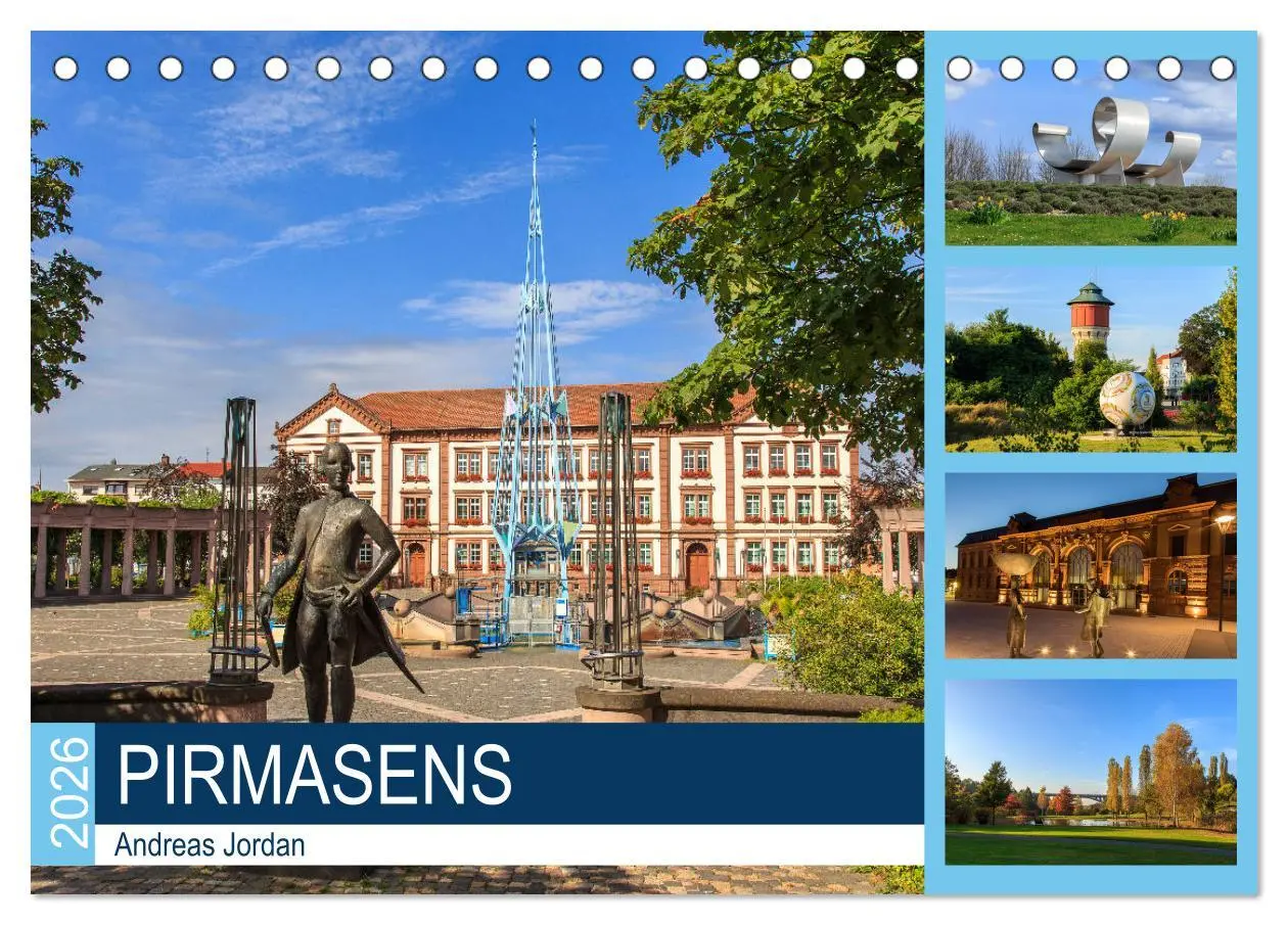 Cover: 9783457895092 | Pirmasens (Tischkalender 2026 DIN A5 quer), CALVENDO Monatskalender