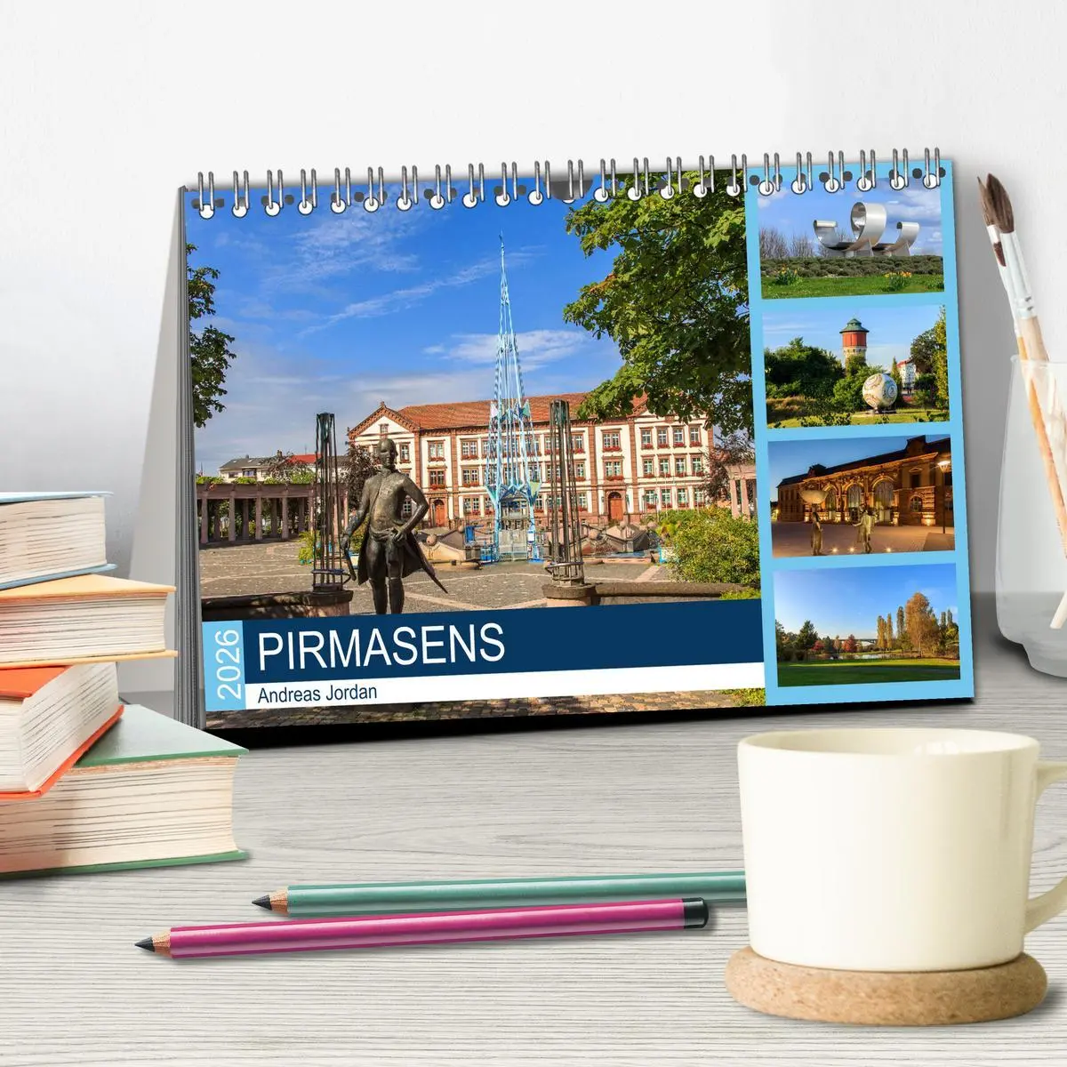 Bild: 9783457895092 | Pirmasens (Tischkalender 2026 DIN A5 quer), CALVENDO Monatskalender