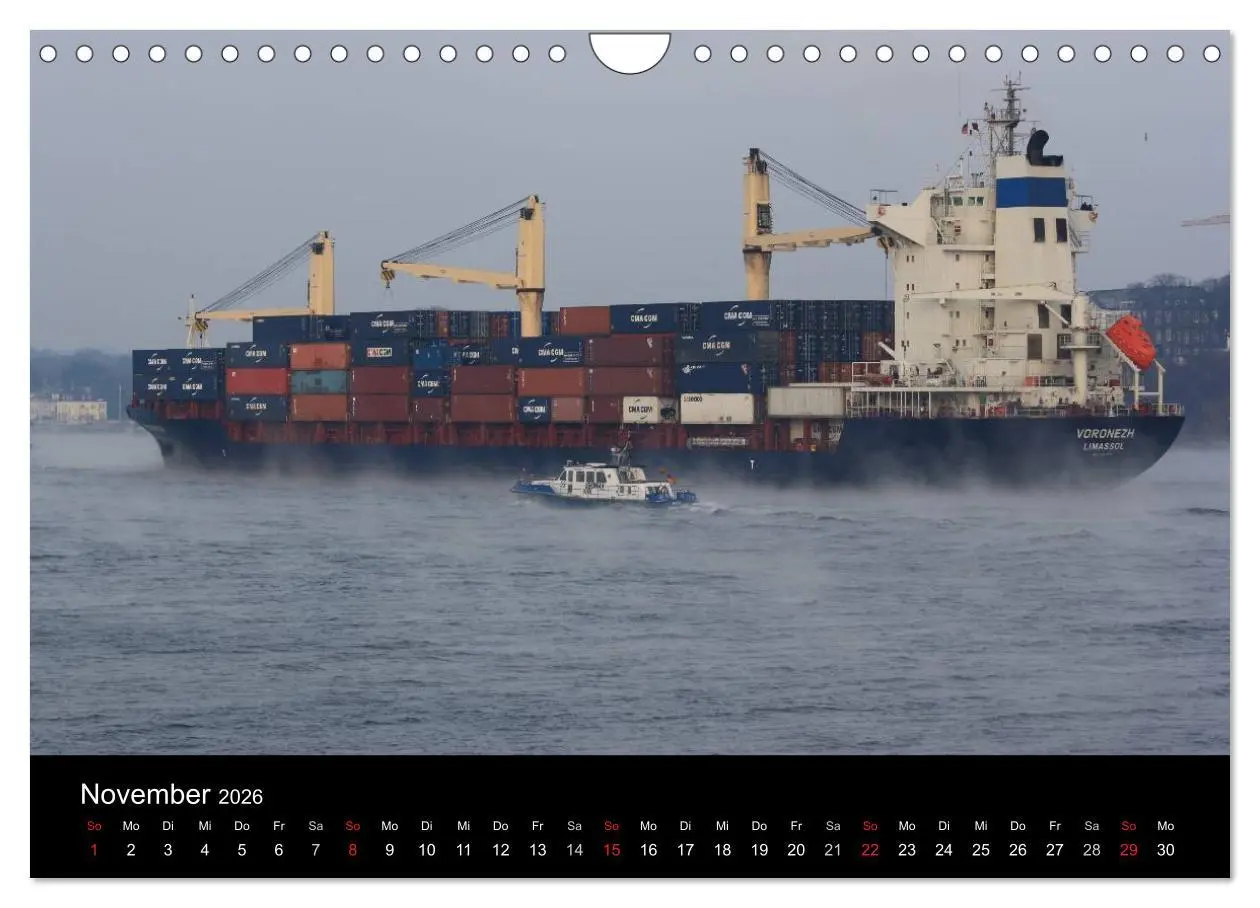 Bild: 9783516125092 | Schiffe im Hamburger Hafen (Wandkalender 2026 DIN A4 quer),...