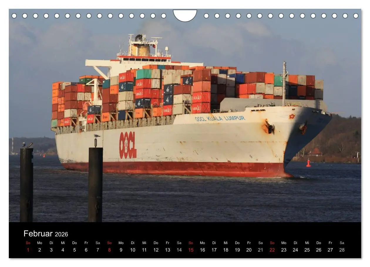 Bild: 9783516125092 | Schiffe im Hamburger Hafen (Wandkalender 2026 DIN A4 quer),...