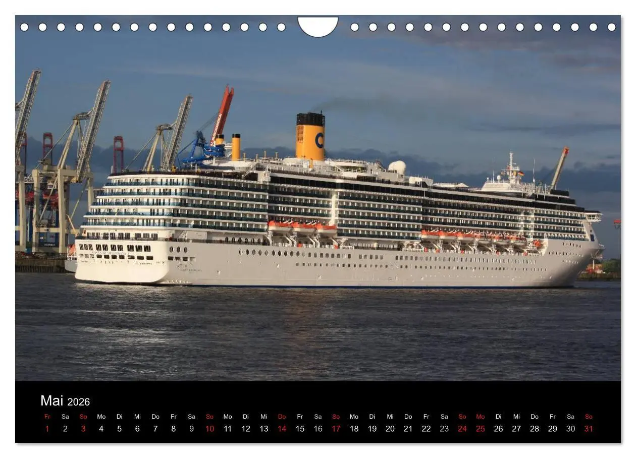 Bild: 9783516125092 | Schiffe im Hamburger Hafen (Wandkalender 2026 DIN A4 quer),...
