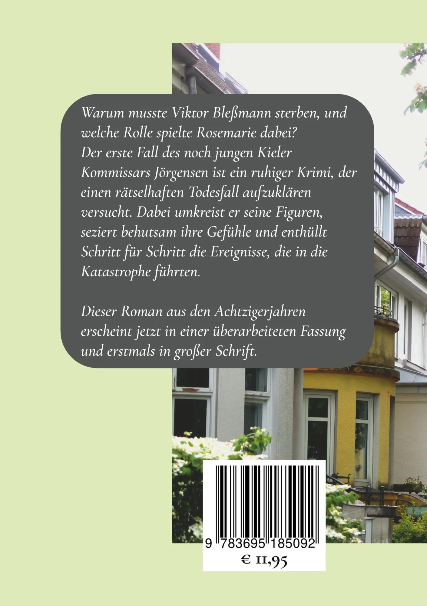 Rückseite: 9783695185092 | Und was ist mit Rosemarie? | Kriminalroman in großer Schrift | Ambronn