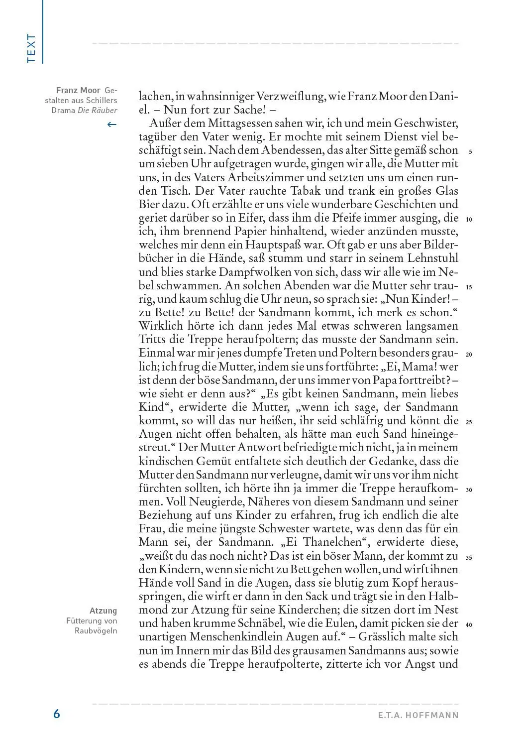Bild: 9783872915092 | Der Sandmann | Nachtstück | Ernst Theodor Amadeus Hoffmann | Buch