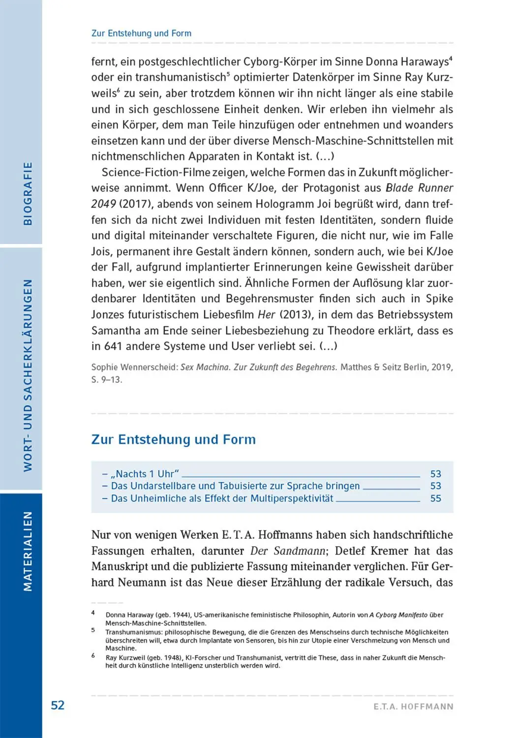 Bild: 9783872915092 | Der Sandmann | Nachtstück | Ernst Theodor Amadeus Hoffmann | Buch