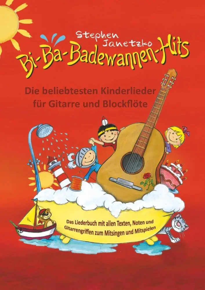 Cover: 9783957225092 | Bi-Ba-Badewannen-Hits - Die beliebtesten Kinderlieder für Gitarre...