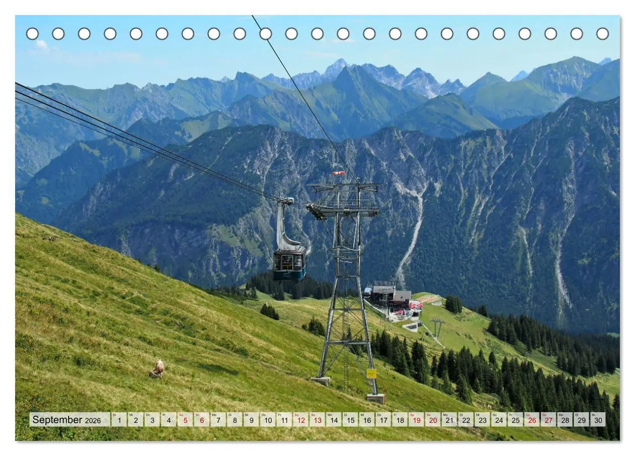 Bild: 9783457405192 | Bergbahnen in den Alpen (Tischkalender 2026 DIN A5 quer), CALVENDO...