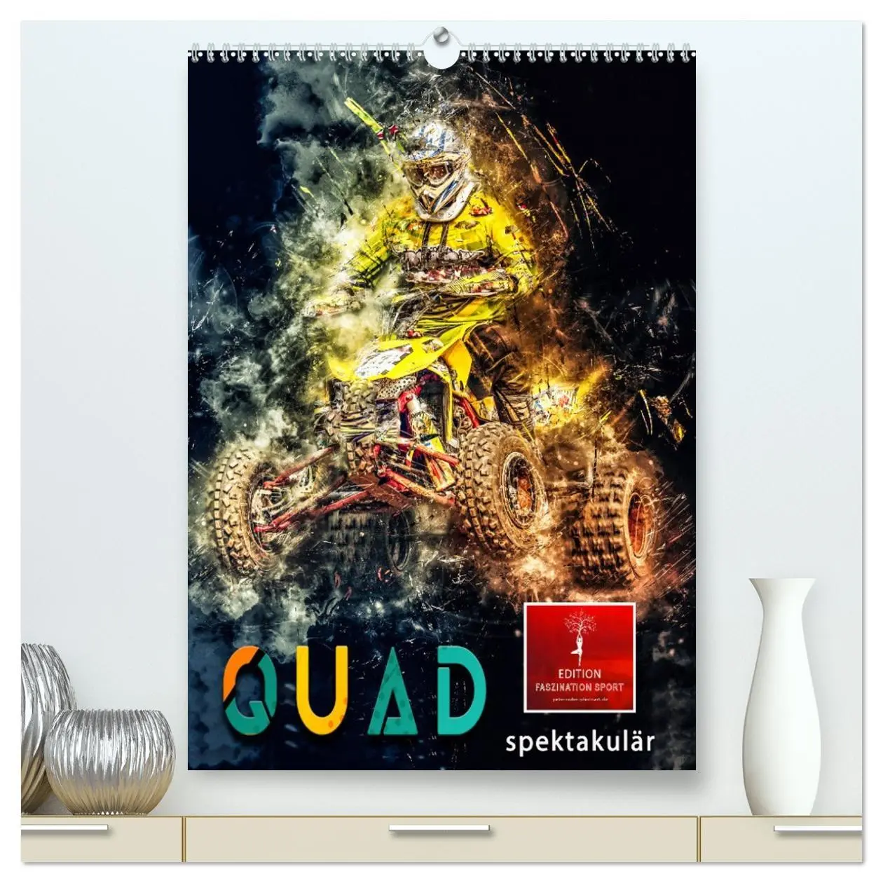 Cover: 9783516355192 | Quad spektakulär (hochwertiger Premium Wandkalender 2026 DIN A2...