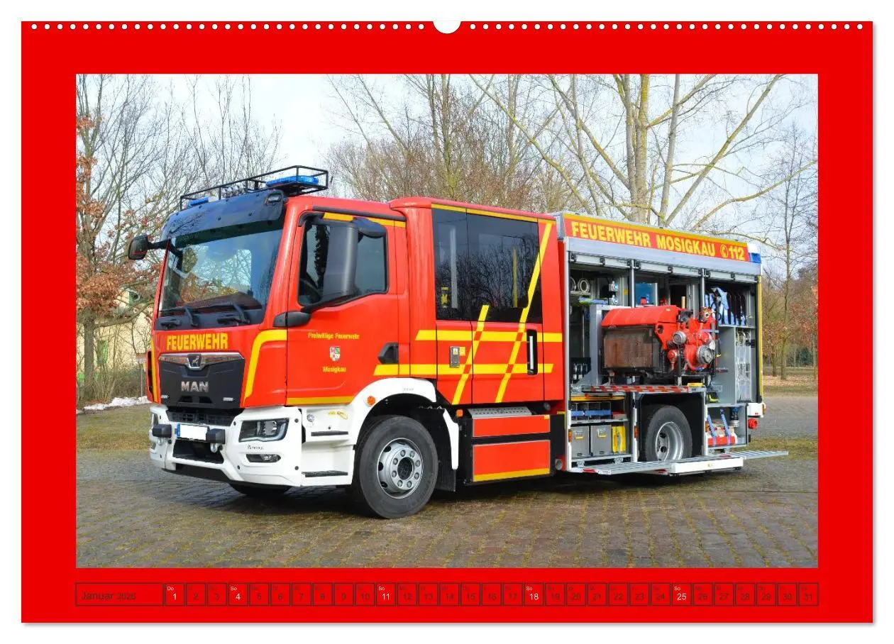 Bild: 9783516595192 | Einsatzfahrzeuge aus Sachsen und Sachsen-Anhalt (Wandkalender 2026...