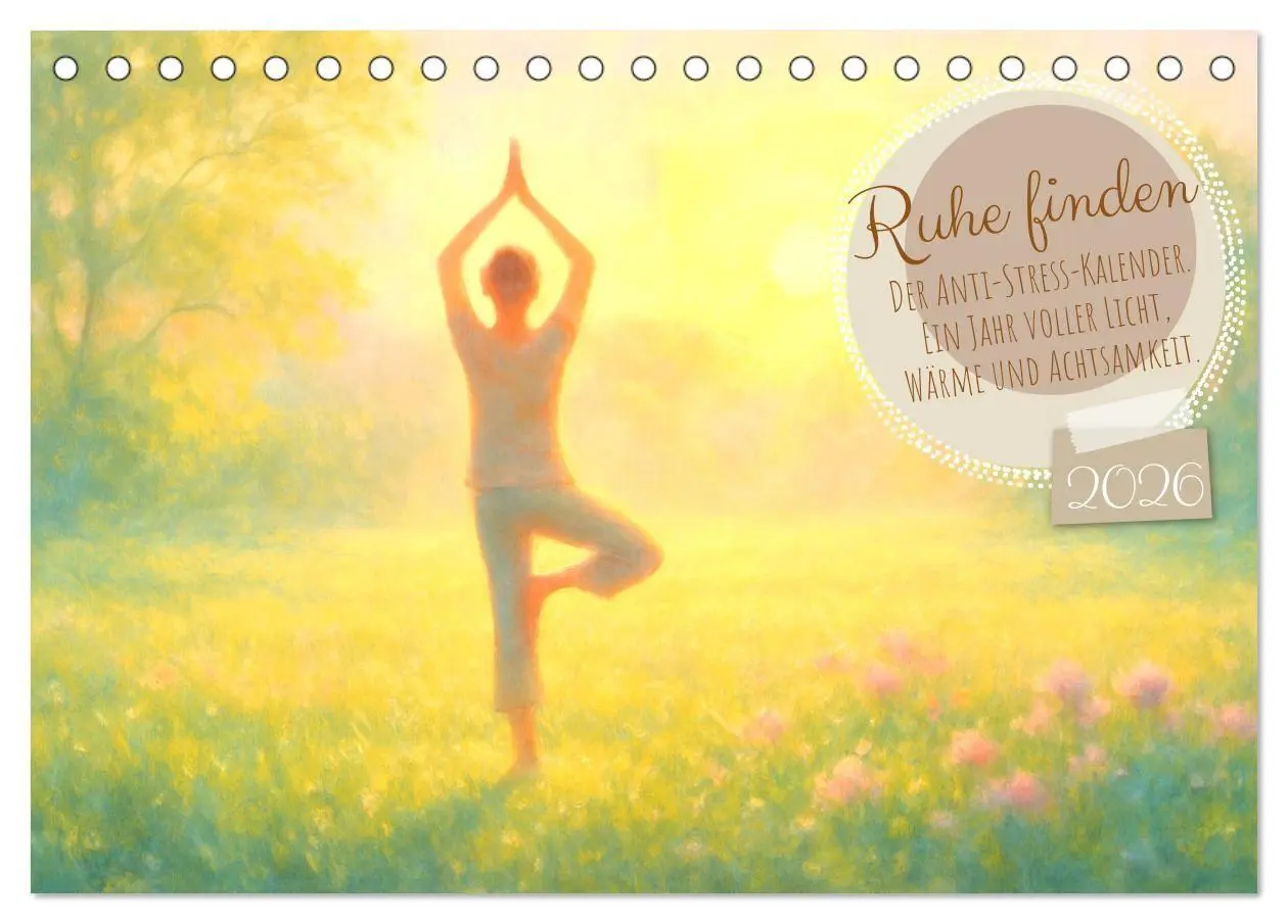 Cover: 9783516735192 | Ruhe finden - Der Anti-Stress-Kalender - Ein Jahr voller Wärme und...