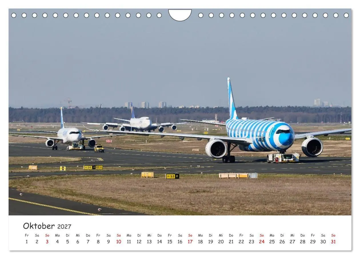 Bild: 9783516805192 | Frankfurt Airport - EDDF (Wandkalender 2027 DIN A4 quer), CALVENDO...