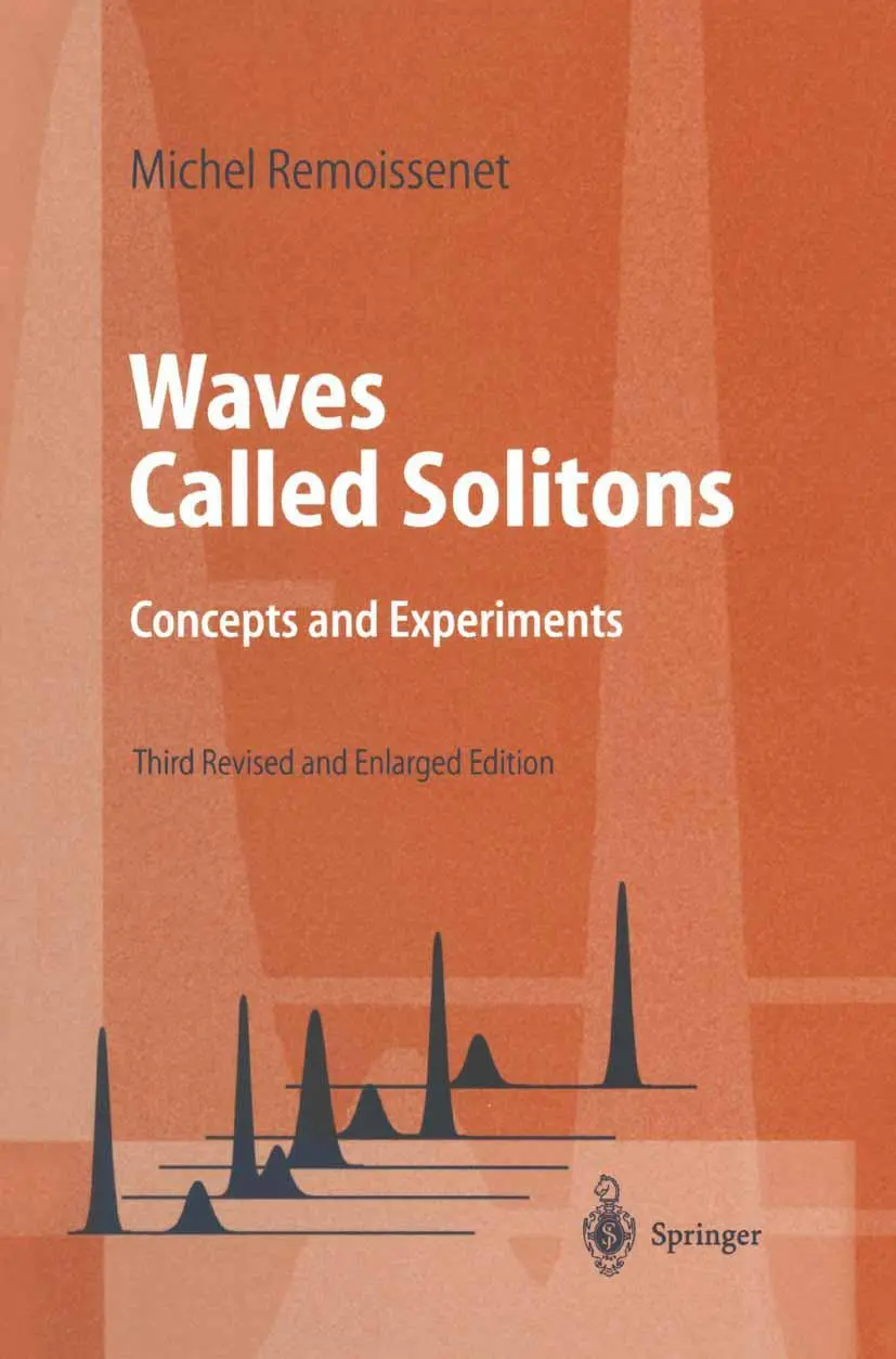 Cover: 9783642085192 | Waves Called Solitons | Concepts and Experiments | Michel Remoissenet