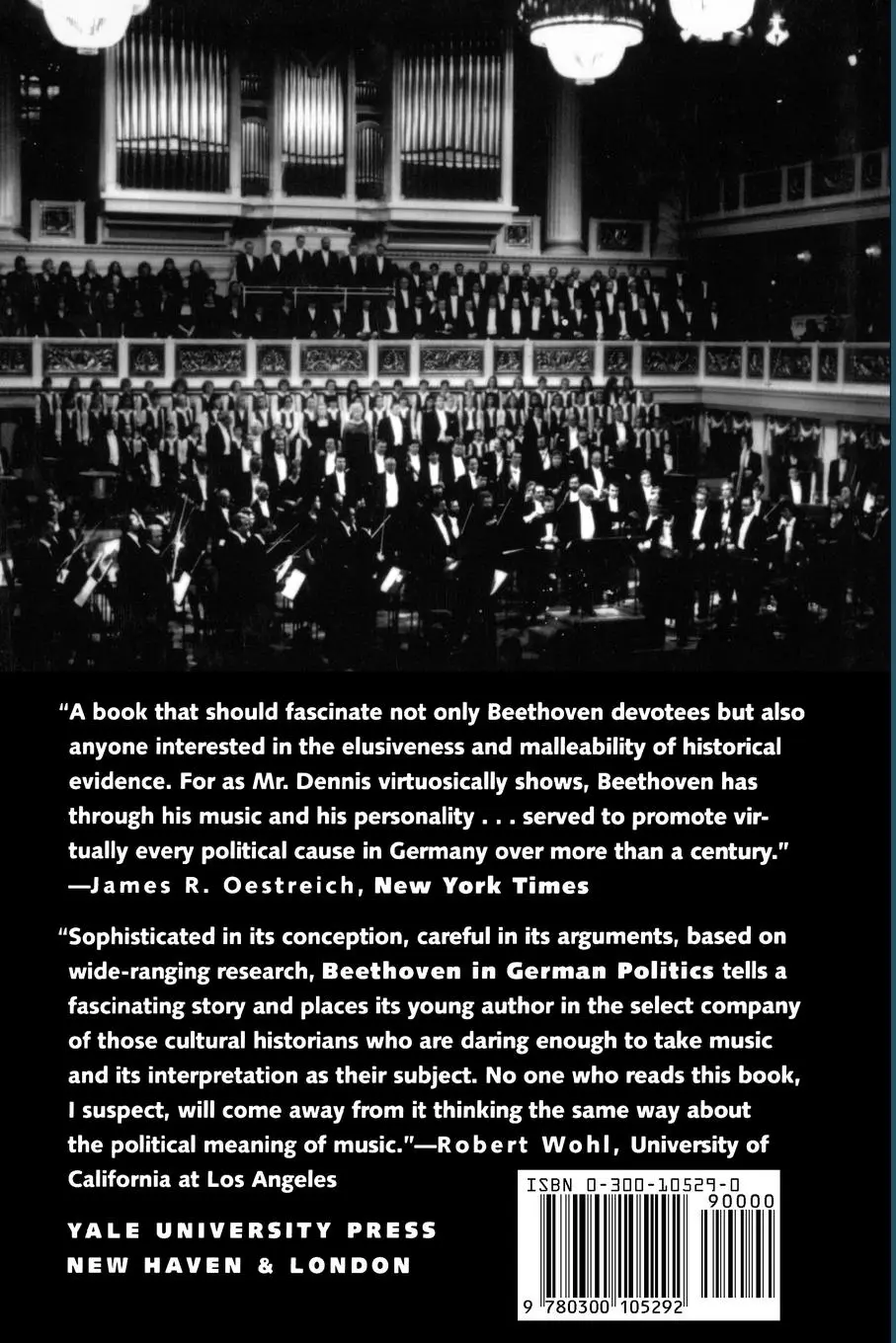 Rückseite: 9780300105292 | Beethoven in German Politics, 1870-1989 | David B. Dennis | Buch
