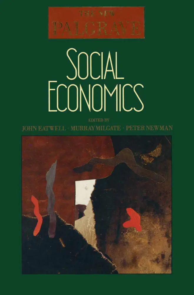 Cover: 9780333495292 | Social Economics | John Eatwell (u. a.) | Taschenbuch | xii | Englisch