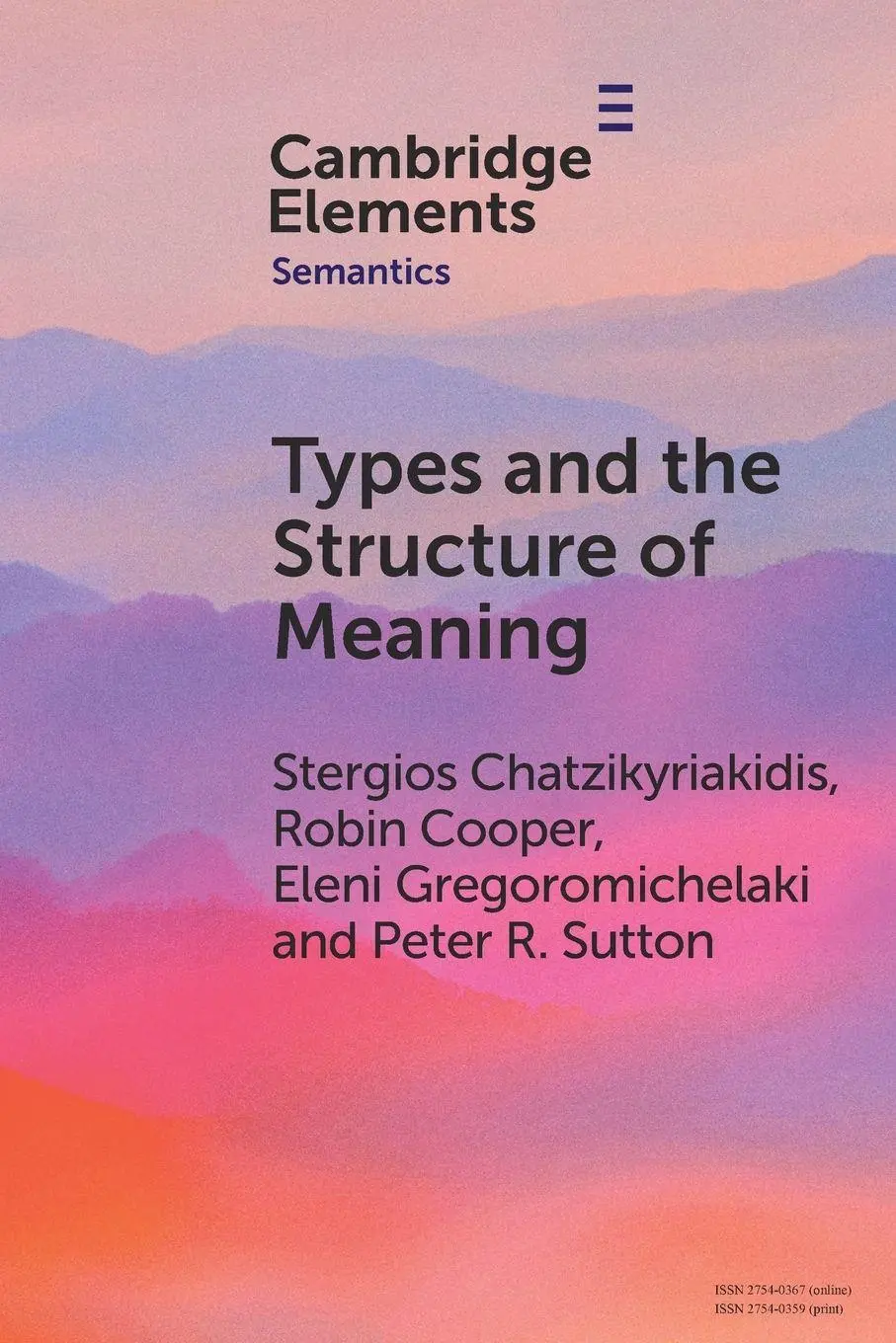 Cover: 9781009285292 | Types and the Structure of Meaning | Stergios Chatzikyriakidis (u. a.)