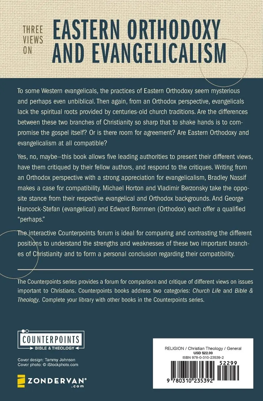 Rückseite: 9780310235392 | Three Views on Eastern Orthodoxy and Evangelicalism | Bradley Nassif