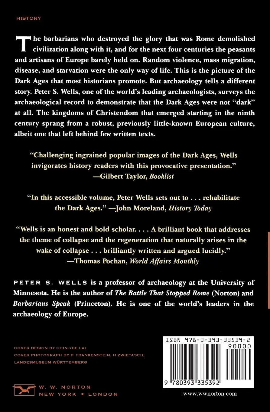 Rückseite: 9780393335392 | Barbarians to Angels | The Dark Ages Reconsidered | Peter S. Wells