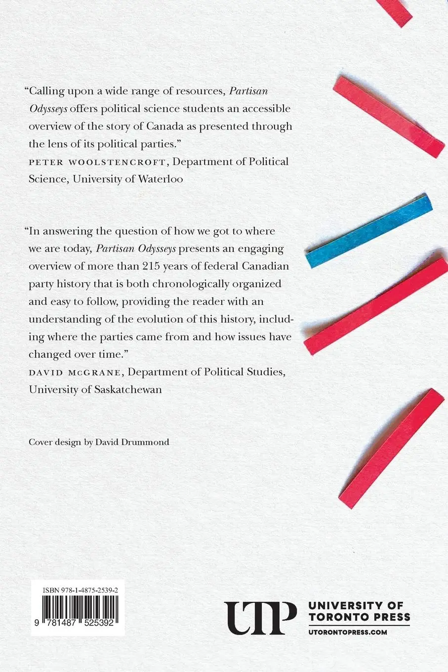 Rückseite: 9781487525392 | Partisan Odysseys | Canada's Political Parties | Nelson Wiseman | Buch