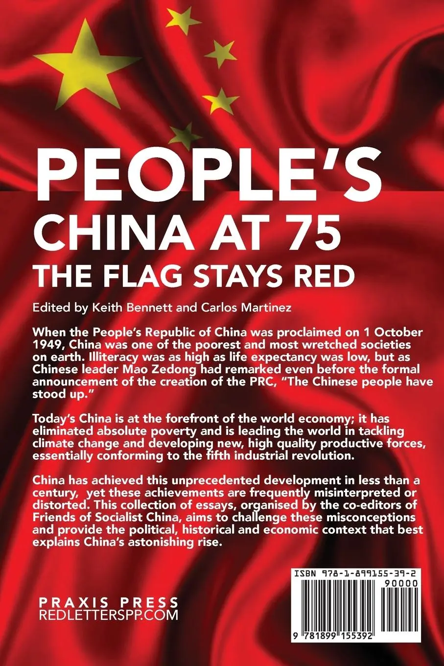 Rückseite: 9781899155392 | People's China at 75 - The Flag Stays Red | Keith Bennett (u. a.)