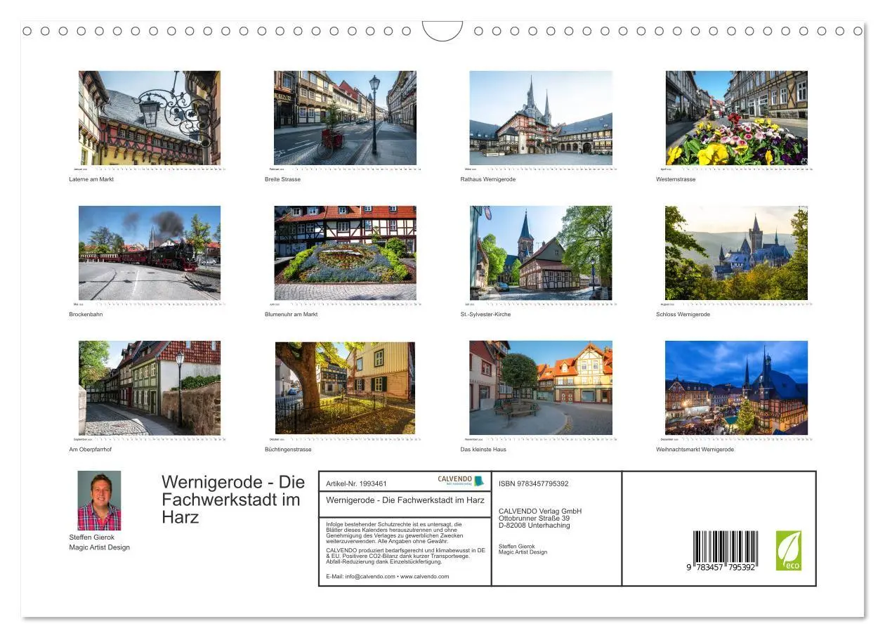 Bild: 9783457795392 | Wernigerode - Die Fachwerkstadt im Harz (Wandkalender 2026 DIN A3...