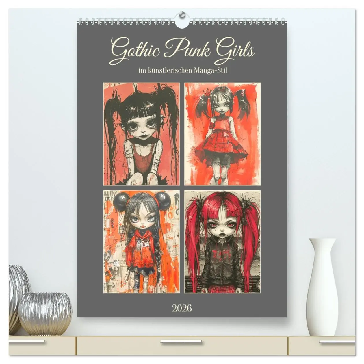 Cover: 9783516265392 | Gothic Punk Girls im künstlerischen Manga-Stil (hochwertiger...