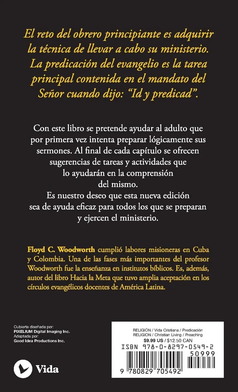Rückseite: 9780829705492 | La Escalera de la Predicaci¿¿n | Floyd C. Woodworth | Taschenbuch
