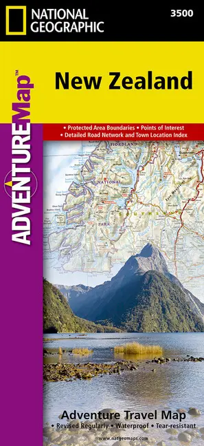 National Geographic Maps New Zealand Map