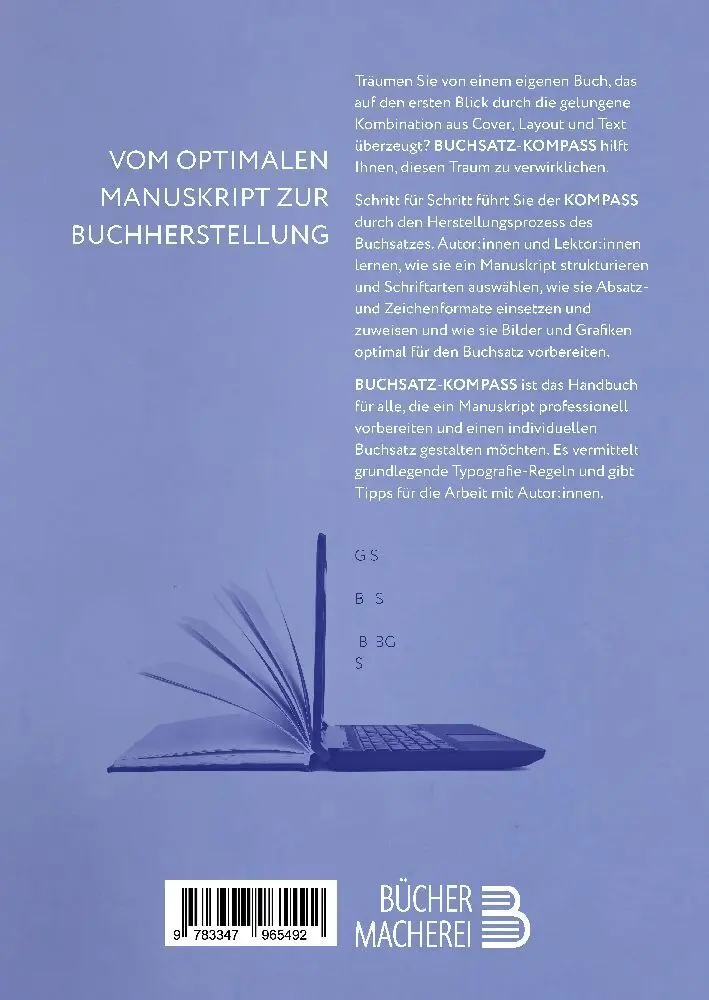 Bild: 9783347965492 | Buchsatz-Kompass | Vom optimalen Manuskript zur Buchherstellung | Buch