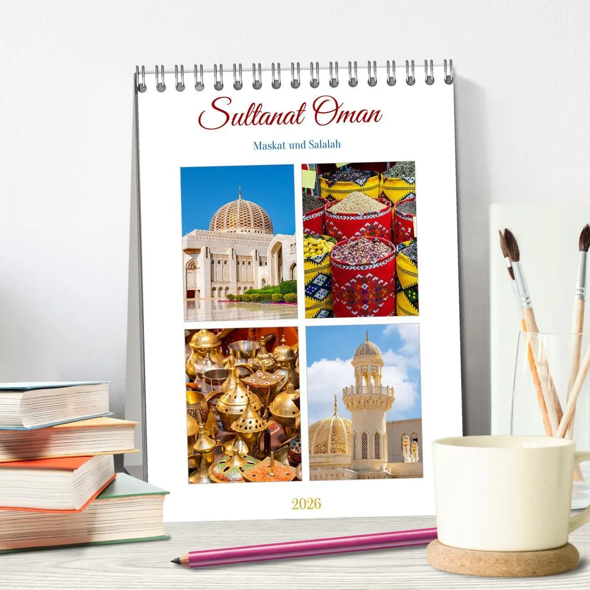 Bild: 9783516325492 | Sultanat Oman - Maskat und Salalah (Tischkalender 2026 DIN A5...